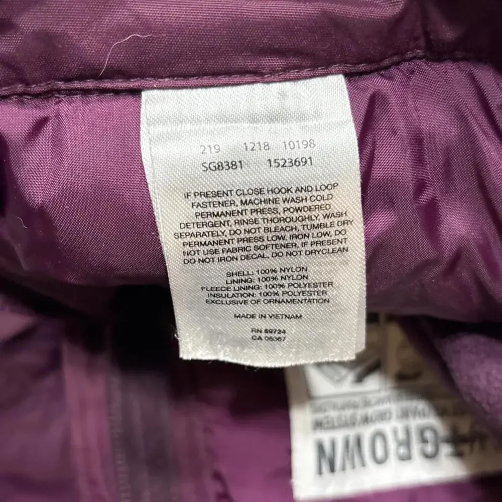 Columbia OUTGROWN Youth Snow Pants | Plum XS (6/6X) - Picture 11 of 13